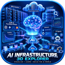 AI Infrastructure 3D Explorer icon