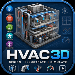 HVAC3D — HVAC Design in 3D icon