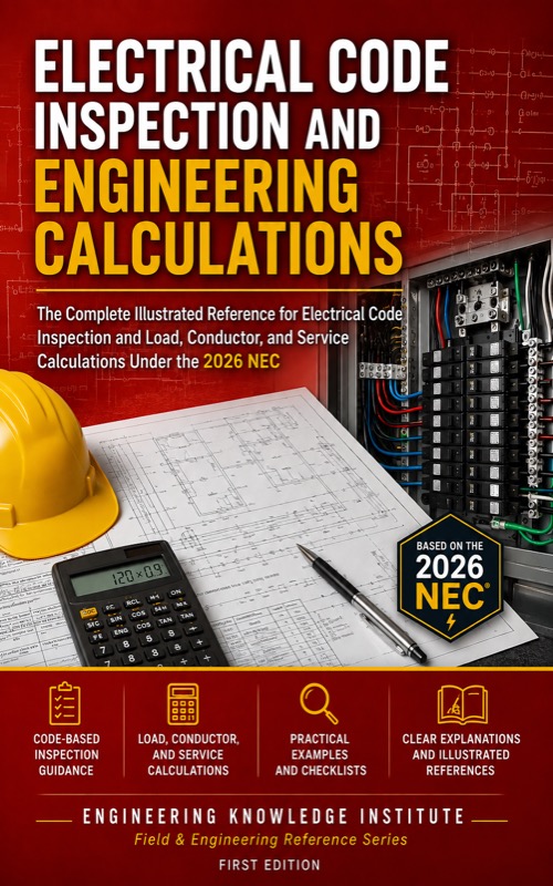 Electrical Code Inspection and Engineering Calculations: The Complete Illustrated Reference for Electrical Code Inspection and Load, Conductor, and Service Calculations Under the 2026 NEC — book cover