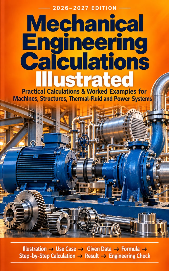 Mechanical Engineering Calculations Illustrated: Practical Calculations & Worked Examples for Machines, Structures, Thermal-Fluid and Power Systems — book cover