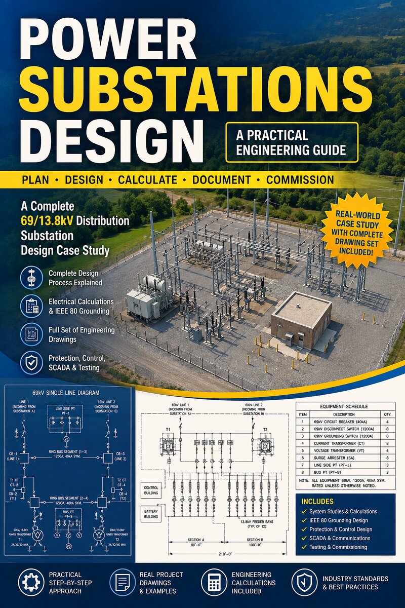 Power Substations Design — A Practical Engineering Guide — book cover