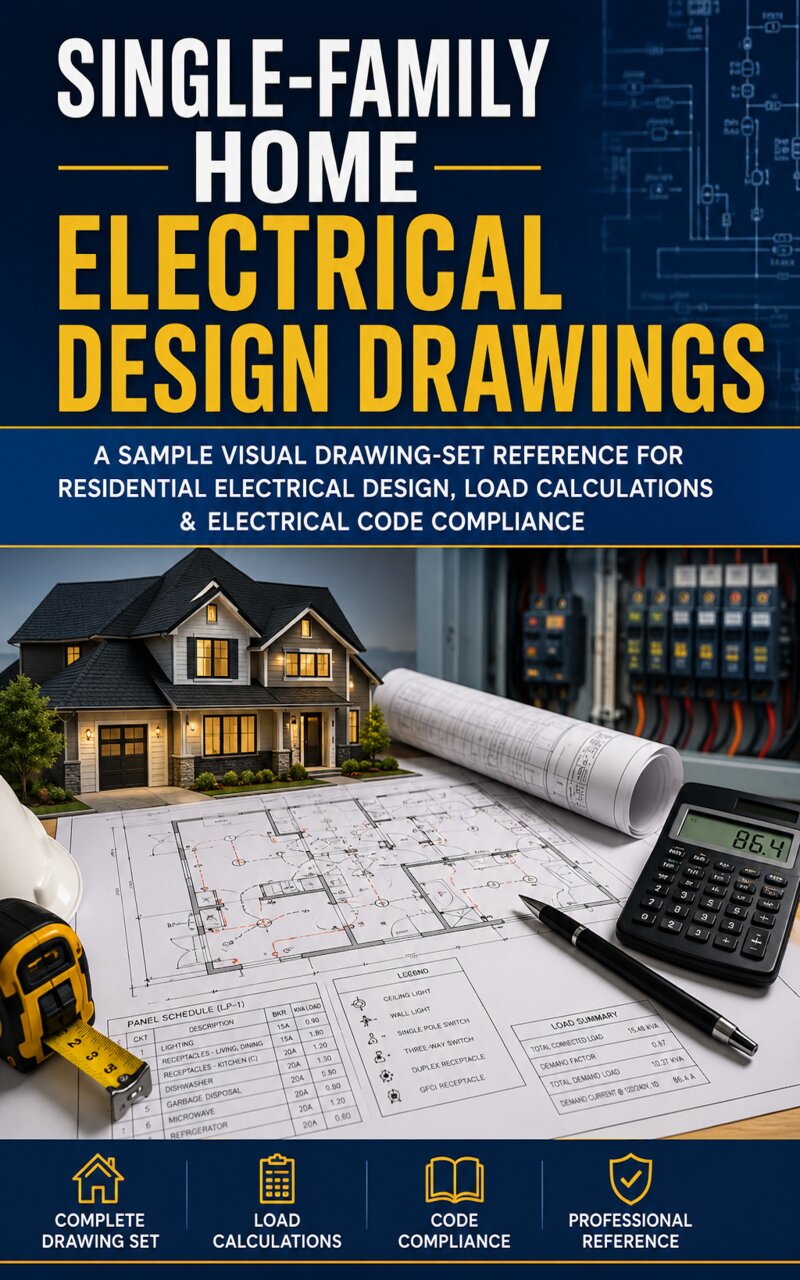 Single-Family Home Electrical Design Drawings — book cover