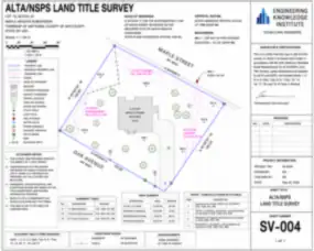 ALTA/NSPS Land Title Survey (thumbnail)