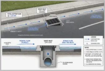 Curb Grate Inlet and Bypass Flow — thumbnail