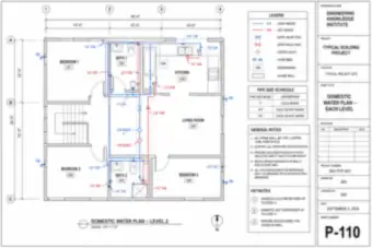 Domestic Water Plan, Each Level (thumbnail)