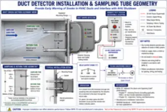 Duct Smoke Detector Installation and Sampling Tube Geometry (thumbnail)