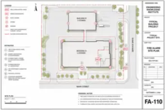 Fire Alarm Site Plan (thumbnail)