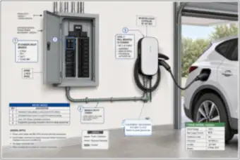 Garage Level 2 EV Charger: Breaker, Conduit and Grounding (thumbnail)