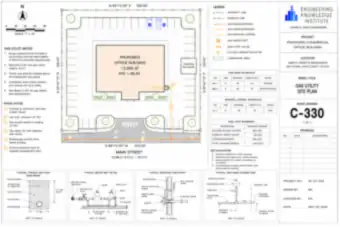 Gas Utility Site Plan (thumbnail)