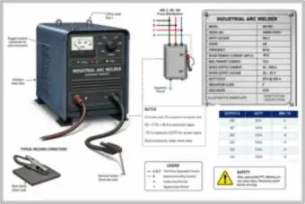 Industrial Arc Welder: Nameplate and Conductor Sizing (thumbnail)
