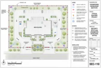 Security Site Plan (Perimeter Detection, Gates) (thumbnail)