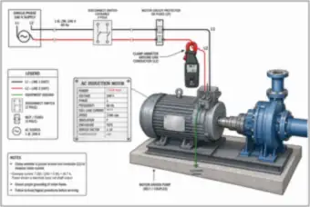 Single-Phase 240 V Motor-Driven Pump with Clamp Ammeter (thumbnail)