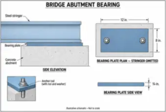 Bridge Abutment Bearing Plate — thumbnail