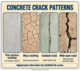 Concrete Crack Pattern Examples — thumbnail