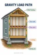 Timber Building Gravity Load Path — thumbnail