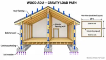 Wood ADU Gravity Load Path — thumbnail