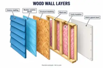 Wood Exterior Wall Layers — thumbnail