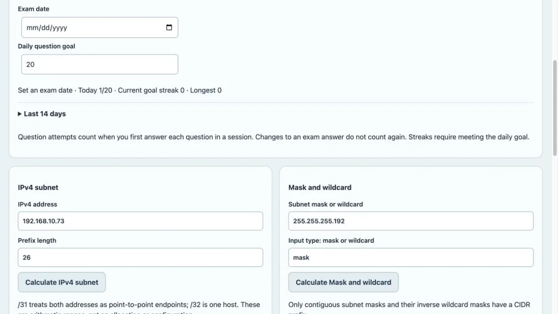 CCNP Enterprise Study & Workbench purchased Web App workspace