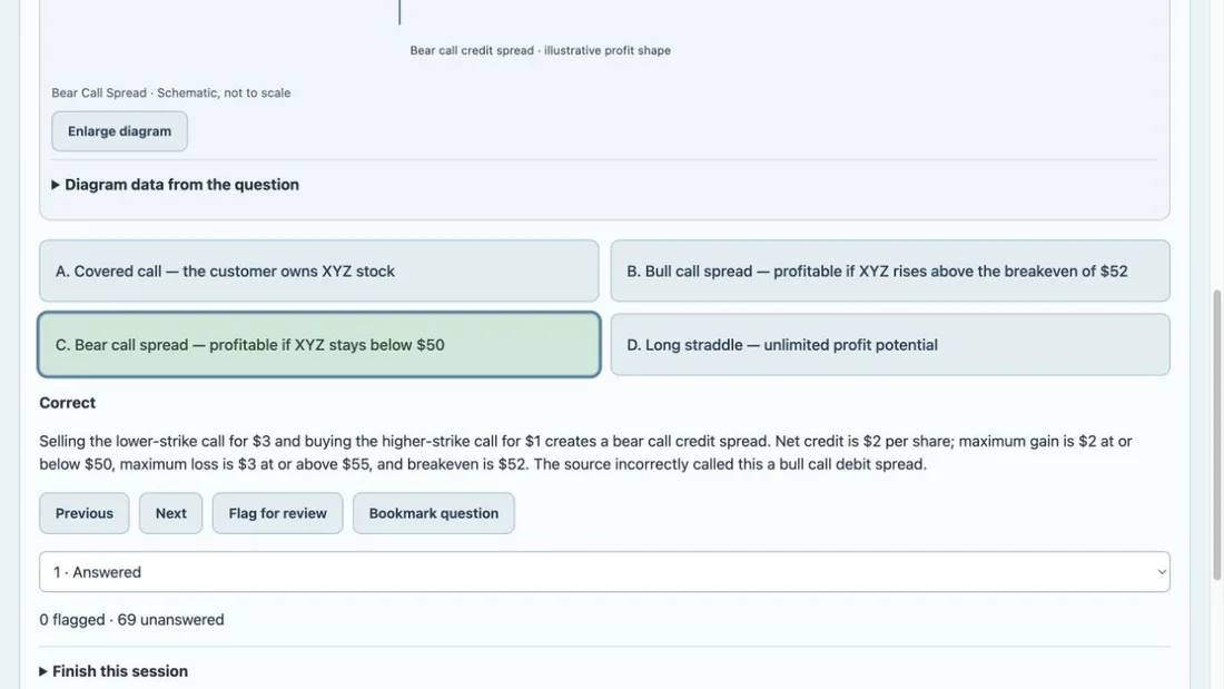 Series 7 Exam Prep purchased Web App workspace